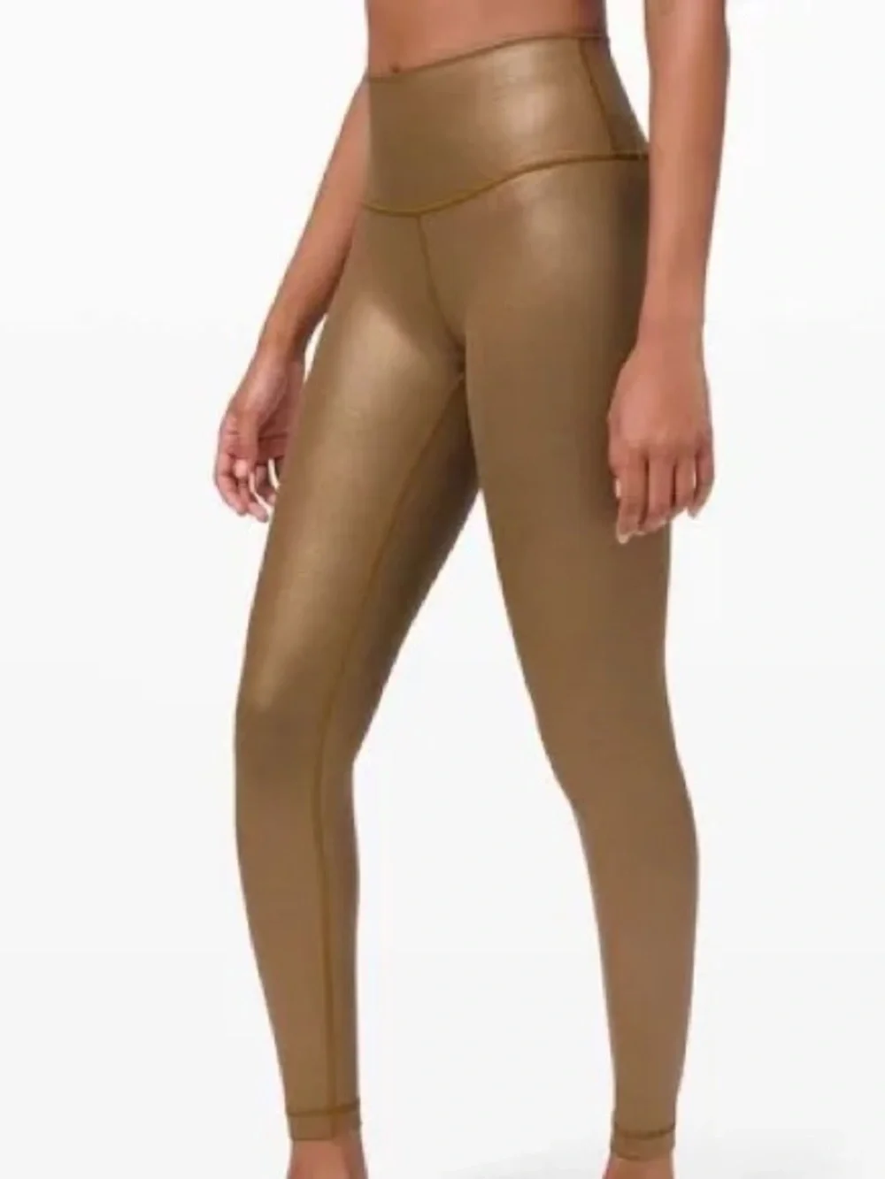 Lululemon Gold Foil Align Leggings